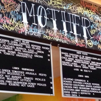 Mother - Lunch menu. - Vegetarian Near Me - Sacramento, California Mother - Lunch menu. - Vegetarian Near Me - Sacramento, California