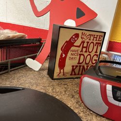 The Hot Dog King - Local decor..too cute