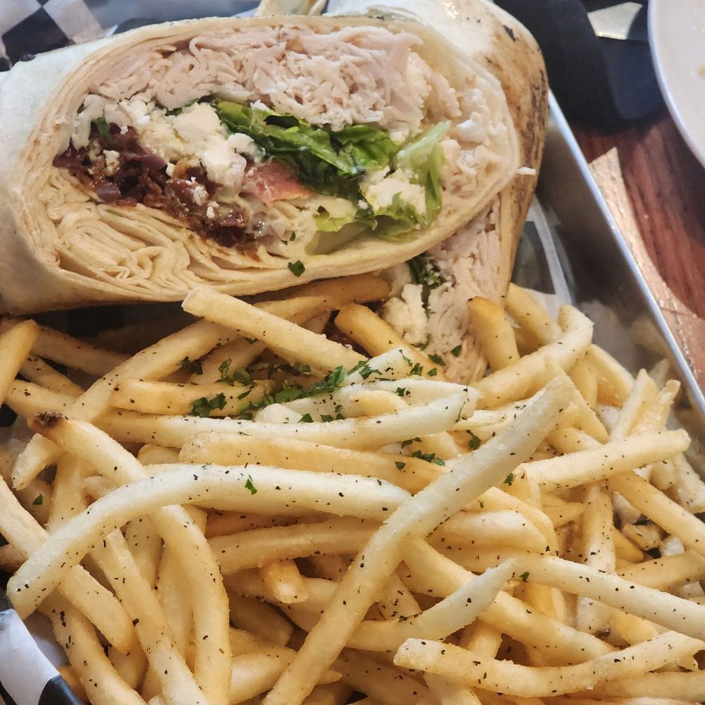 200 Main - Turkey bacon wrap and fries - Cocktail Bars Near Me - Tonawanda, New York 200 Main - Turkey bacon wrap and fries - Cocktail Bars Near Me - Tonawanda, New York