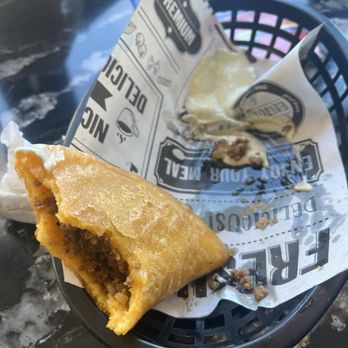 Chamo express - Beef empanada with sauce - Desserts Near Me - Trenton, New Jersey
