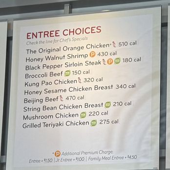 Panda Express - Menu - Chinese Near Me - Walnut, California