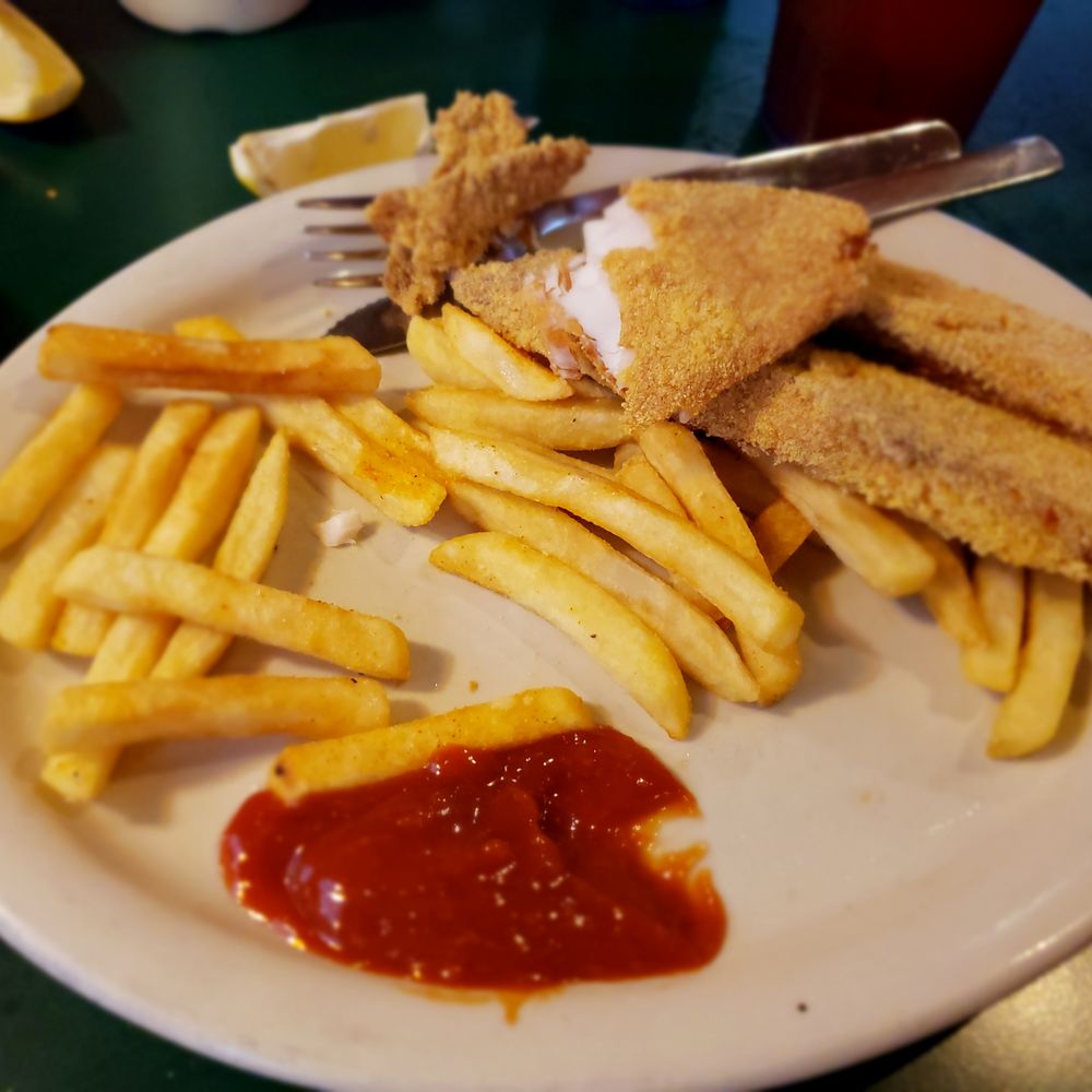 Jumbo Seafood - Red Snapper x 2 + French fries. It was good, edges a little dry. - Seafood Near Me - Tyler, Texas Jumbo Seafood - Red Snapper x 2 + French fries. It was good, edges a little dry. - Seafood Near Me - Tyler, Texas