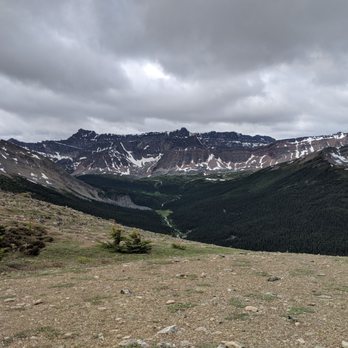 Bald Hills Trail - Valley on the far side of the summit - Hiking Near Me - Jasper, Alberta