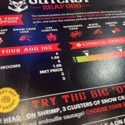 Outcast menu