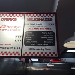 Five Guys - Those are some serious (bacon) shakes...