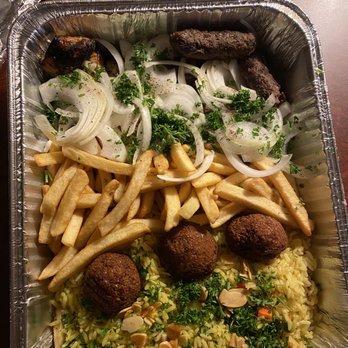 Grape Leaf Express - a tray full of food - Lebanese Near Me - Perrysburg, Ohio