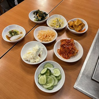 Cho Sun Ok Restaurant - Banchan. Kimchi is delicious! All fresh & tasty! - Korean Near Me - Chicago, Illinois