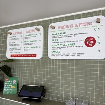 Plantees - Menu - Burgers Near Me - Orlando, Florida