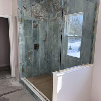 Kelly Glass & Mirror - Heavy glass shower enclosure Shower doors Indianapolis - Glass & Mirrors Near Me Kelly Glass & Mirror - Heavy glass shower enclosure Shower doors Indianapolis - Glass & Mirrors Near Me