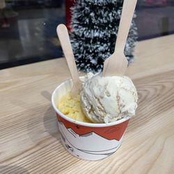 Mövenpick - passion fruit and mango sorbet, NZ Hokey Pokey