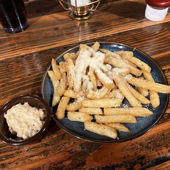 Bello Manzo - Garlic Parmesan fries with Bello Manzo sauce! - Italian Near Me - Fredericksburg, Virginia Bello Manzo - Garlic Parmesan fries with Bello Manzo sauce! - Italian Near Me - Fredericksburg, Virginia