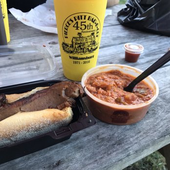 Pierce's Pitt Bar-B-Que - Delicious brisket sandwich and gumbo! - Barbeque Near Me - Williamsburg, Virginia Pierce's Pitt Bar-B-Que - Delicious brisket sandwich and gumbo! - Barbeque Near Me - Williamsburg, Virginia