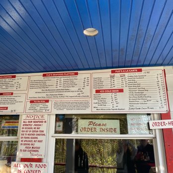 Flo's Clam Shack - Menu - Seafood Near Me - Middletown, Rhode Island