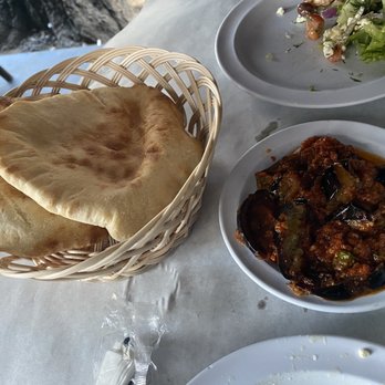 Abuqir Seafood - Eggplants Tomato Sauce - Mediterranean Near Me - Astoria, New York