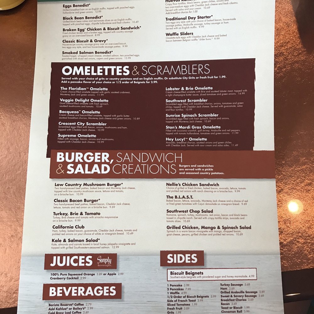 Another Broken Egg Cafe - Menu - Breakfast & Brunch Near Me - Delray Beach, Florida