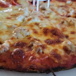 Pizza Pete- Orland Park - Sausage side of the pizza