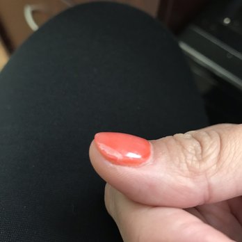 V-Tech Nails and Spa - 3 days later peeling already. - Nail Salons Near Me - Fresno, California