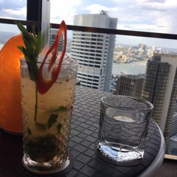 Spicy mojito with a view! Spicy mojito with a view!