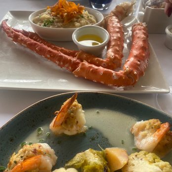 Chart House - Alaskan King Crab and Baked Stuffed Shrimp - Seafood Near Me - Weehawken, New Jersey Chart House - Alaskan King Crab and Baked Stuffed Shrimp - Seafood Near Me - Weehawken, New Jersey