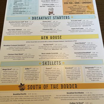 Le Peep - The other side of the menu 23 April 2026 - Breakfast & Brunch Near Me - Centennial, Colorado