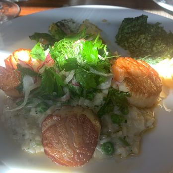 Ocean Prime - Sea Scallops and risotto - Seafood Near Me - Beverly Hills, California Ocean Prime - Sea Scallops and risotto - Seafood Near Me - Beverly Hills, California