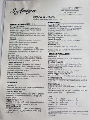 Menu photo 8 3 Amigos Bar & Grill Malden, MA Menu photo 8 3 Amigos Bar & Grill Malden, MA