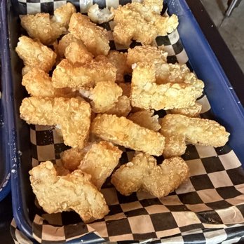 Kinfolks Flatstone Grill - Tater tots 7/10(needed to add salt) - Burgers Near Me - Riverbank, California Kinfolks Flatstone Grill - Tater tots 7/10(needed to add salt) - Burgers Near Me - Riverbank, California