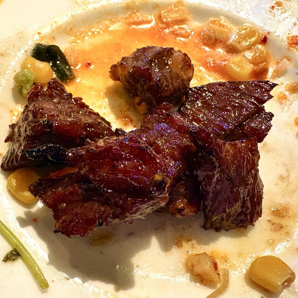 Rib eye steak. Rib eye steak.