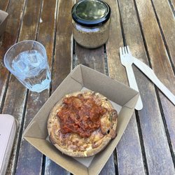 Summer Kitchen Organic Bakery - Cheesy cauliflower pie with tomato chutney
