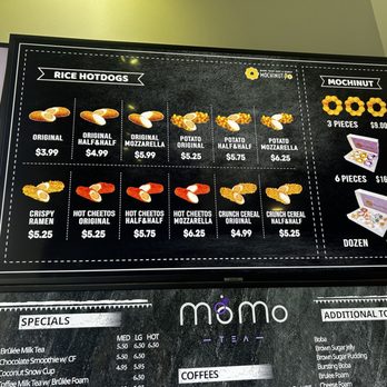 Momo Tea - Menu 2/4 - Bubble Tea Near Me - Baton Rouge, Louisiana