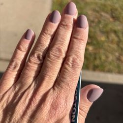 Polished Nail Boutique - Gel manicure with extensions and a matte finish