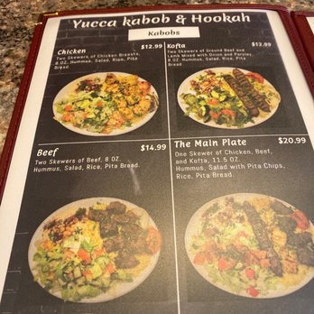 Yucca Kabob - Chicken kabob, Kafka, Hummus Greek Salad Baba Ganouj Potato Salad Egg Ejjah Fattosh Taboleh Kebeh - Middle Eastern Near Me - Yucca Valley, California Yucca Kabob - Chicken kabob, Kafka, Hummus Greek Salad Baba Ganouj Potato Salad Egg Ejjah Fattosh Taboleh Kebeh - Middle Eastern Near Me - Yucca Valley, California