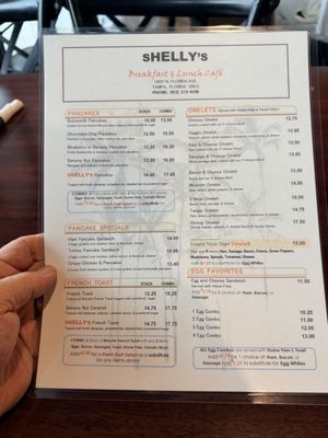 Menu photo 1 Shelly's Cafe Tampa, FL Menu photo 1 Shelly's Cafe Tampa, FL