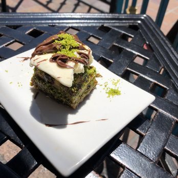 Tabac Cafe & Hookah - Baklava with Nutella and ice cream - Hookah Bars Near Me - San Diego, California Tabac Cafe & Hookah - Baklava with Nutella and ice cream - Hookah Bars Near Me - San Diego, California