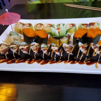 Ichiban Golden Dragon - Chef Tom Roll, Tiger Roll and Masago Nigiri (: - Chinese Near Me - South Bend, Indiana