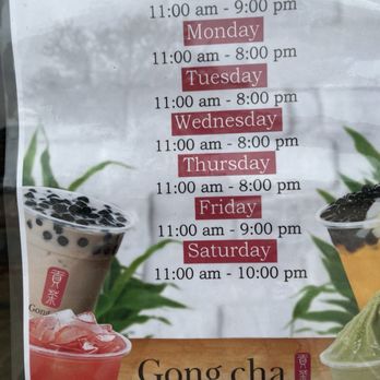 Gong Cha - Ridgewood - hours - Bubble Tea Near Me - Ridgewood, New Jersey