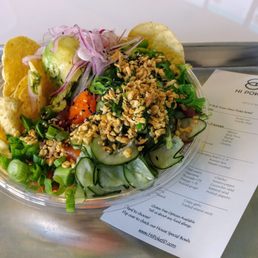 Salmon, Tuna, & Shrimp Poke Bowl Salmon, Tuna, & Shrimp Poke Bowl
