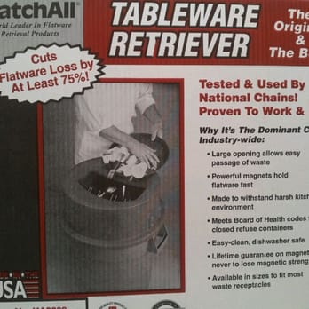 Chefs' Toys - Cool sorter for trash vs silverware! Helps eliminate accidentally tossing silverware in the trash. - Restaurant Supplies Near Me - Anaheim, California