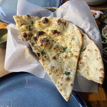 Chutneys Bellevue - Garlic And Cilantro Naan - Indian Near Me - Bellevue, Washington