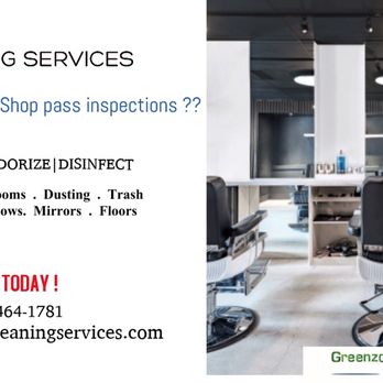 Greenzone Cleaning Services - Barber Shop Cleaning Flyer - Home Cleaning Near Me - Coral Springs, Florida Greenzone Cleaning Services - Barber Shop Cleaning Flyer - Home Cleaning Near Me - Coral Springs, Florida
