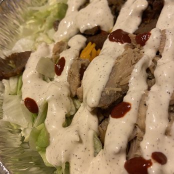 The Halal Guys - Literally not even half full - Halal Near Me - Costa Mesa, California