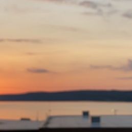 Sunrise from balcony at Roam Inn