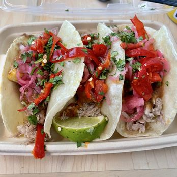 Mister Oso - Coconut braised pork tacos - Latin American Near Me - Denver, Colorado Mister Oso - Coconut braised pork tacos - Latin American Near Me - Denver, Colorado