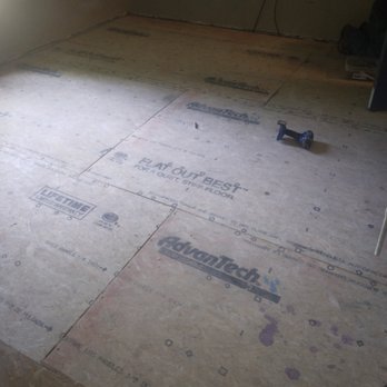 Spencer's Mobile Home Leveling - the floor under construction - Mobile Home Repair Near Me
