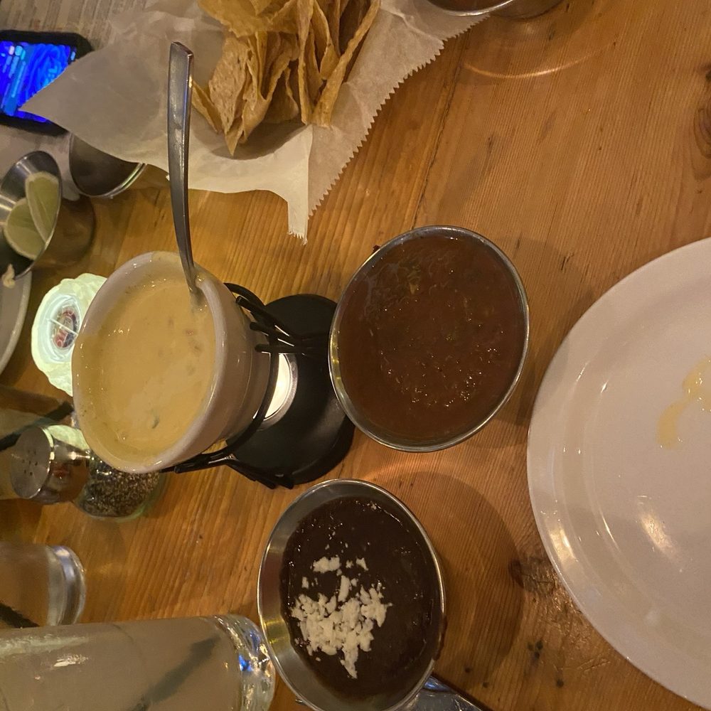 Queso salsa and bean dip Queso salsa and bean dip