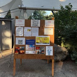 Example of fire info board