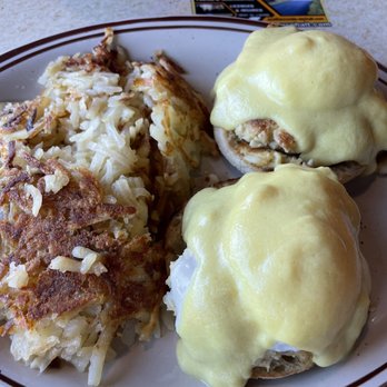 Denton Diner - Cheasepeake Benedict. 2 crabs. - New American Near Me - Denton, Maryland
