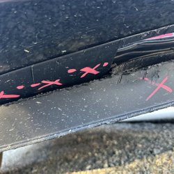 Matchless Body Works - You can see this piece was marked for trash but was put back on my car.