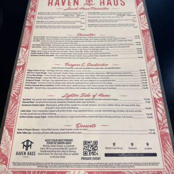 Haven Haus Cafe - Menu - Breakfast & Brunch Near Me - Rancho Cucamonga, California Haven Haus Cafe - Menu - Breakfast & Brunch Near Me - Rancho Cucamonga, California