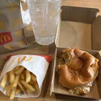 McDonald's - Filet-O-Fish  with fries - Fast Food Near Me - Valatie, New York